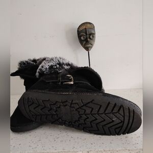 Cozy Black Kids Boots